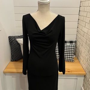 Women's IZ Byer Black Long Sleeve Dress